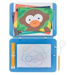 Petit Collage, интерактивная игрушка Blackboard/Scratchbook Faces - фото 4