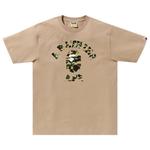 Футболка BAPE 1st Camo College Tee, Beige/Yellow - фото