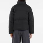 Пуховик женский Arcteryx с воротником-стойкой, черный - фото 3