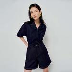 Женские шорты деним washed Lee, синий - фото 3