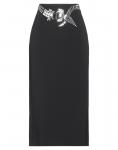 Юбка макси David Koma, черный - фото