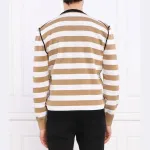 Свитер обычного кроя с подсолнухом Boss, коричневый - фото 2