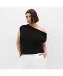 Топ Lia Plus Size CITY CHIC, черный - фото