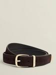 Ремень Nima Pure Suede Hobbs, Chocolate Brown - фото
