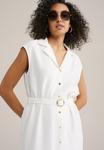 Платье-рубашка WE Fashion, белый - фото 5