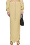 Бежевая юбка-макси Hollywood Pull On Pillar Rick Owens DRKSHDW - фото