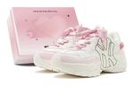 Кроссовки MLB Big Ball Chunky Chunky Sneakers Unisex Low-top White, розовый - фото