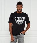 Футболка Hugo Blue Nugocrea Regular Fit, черный - фото