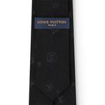 Галстук LV Starry Night Louis Vuitton, черный - фото 4