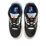 Кроссовки (GS) Air Jordan 3 Retro 'Black Military Blue', черный - фото 4