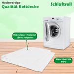 Одеяло Schlaftroll белый, 155/220 см - фото 4