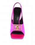 Сандалии Versace, фуксия - фото 4
