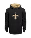 Черный пуловер с капюшоном Big Boys New Orleans Saints Prime Outerstuff, черный - фото