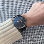 Disney Часы Quartz Movement Genuine Leather Strap Watch Unisex Black Dial, MK-12061B2 - фото 5