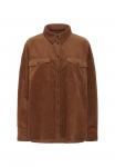 Блуза Gestuz Button-down blouse, Cambridge Brown/Dark Brown - фото 6