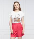 Футболка Liu Jo regular fit, белый - фото 3