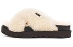 Сандалии UGG Slide Slippers Women's Ivory/Black - фото