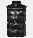 Пуховая жилетка Badia Moncler, черный - фото