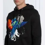 Толстовка обычного кроя Les Hommes, черный - фото 4