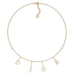 DIOR Золотое металлическое колье Women's Gold - фото 2