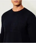 Шерстяной свитер regular fit Herno, темно-синий - фото 4