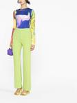 Wandler прямые брюки Rose, зеленый - фото 2