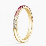 Кольцо Ombre бордового цвета Brilliant Earth - фото 4