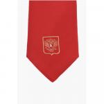 Галстук из шёлка твил Corneliani, красный - фото 2