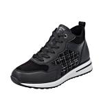 Ботильоны на шнуровке REMONTE, Black - фото