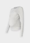 Топ с длинными рукавами OLMSIGRID ONLY MATERNITY, цвет Mottled Light Grey - фото 6