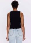 Топ Phoebe Smocked Tank In Noir Pistola, Noir - фото 3