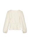Блуза NA-KD Blouse, Offwhite/White - фото 6