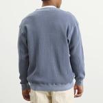 Плотный, уютный термокардиган Manastash, синий серый - фото 3