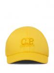 C.P. Company Kids кепка с вышитым логотипом, желтый - фото
