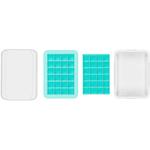 OXO Good Grips форма для льда, герметичная, с крышкой, для маленьких кубиков льда Oxo Good Grips, синий - фото 3