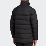 Пуховик мужской черный Adidas, черный - фото 4