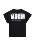 Футболка с логотипом MSGM Kids, черный - фото 2