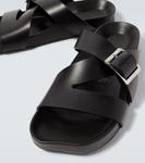 Сандалии Paula's Ibiza Ease с пряжкой из кожи Loewe, черный - фото 3