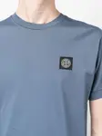 Футболка с нашивкой-логотипом Stone Island, синий - фото 5