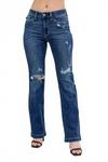 Джинсы Mid Rise Boot Cut In Blue Judy Blue - фото