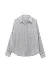 Блуза OXXO Button-down blouse, Medieval Blue Stripe/Blue - фото 6
