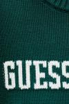 Хлопковый свитер Guess Jeans, зеленый - фото 5