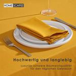 Скатерть Homescapes темно-желтый, 178/300 см - фото 3