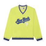 Пуловер Aimé Leon Dore x New York Mets Nylon V-Neck Pullover, Bright Green - фото