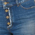 Джинсовые шорты с потертым краем женские c5j17 Armani, синий - фото 2