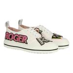 Женские белые кроссовки Roger Vivier - фото