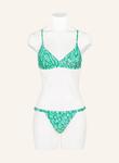 Топ бикини бралетт animal instinct SEAFOLLY, цвет TÜRKIS/GRÜN/CREME - фото 2