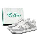 Футболка Unisex Canvas Shoes низкие черно-серые TCELLARS, монетный серый (с флисовой подкладкой) - фото 6