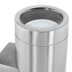 Светодиодный настенный светильник из нержавеющей стали TIRA Up & Down для наружного применения IP44, вкл. 2x светодиода 5 Вт GU10 230 В нейтрального белого цвета, количество: комплект из 1 шт. SSC-LUXon - фото 2