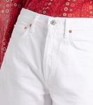 Шорты джинсовые завышенные Marlow Citizens of Humanity, белый - фото 4